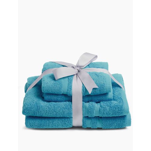 Piece Super Soft Pure Cotton Towel Bale green - Marks & Spencer - Modalova