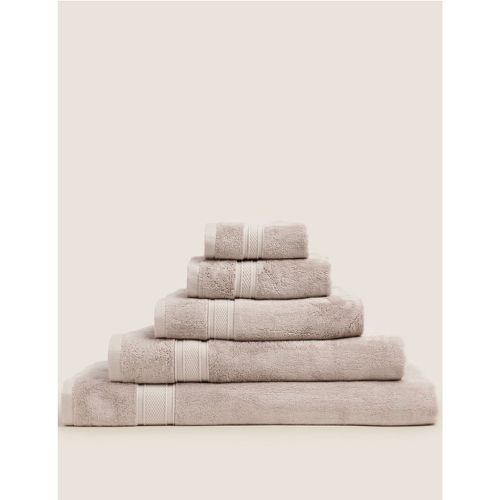 Cotton Bamboo Towel brown - Marks & Spencer - Modalova