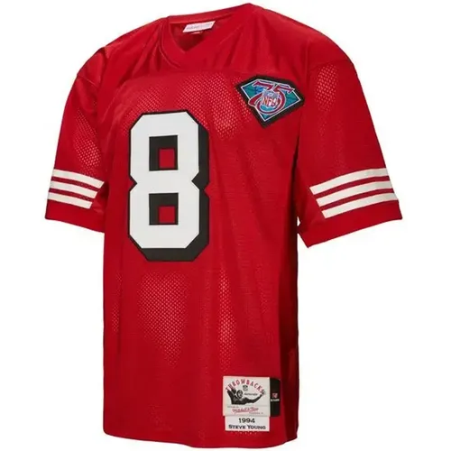 Maglia NFL San Francisco 49ers Dark Drop Shadow Steve Young 1994 - Mitchell & Ness - Modalova