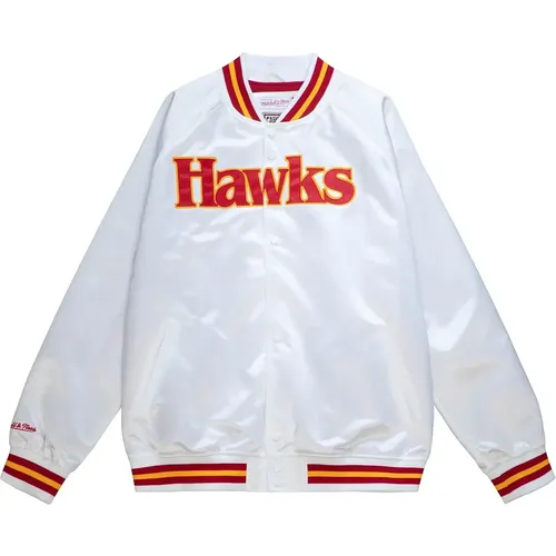 Leichte Jacke aus Satin Atlanta Hawks - Mitchell & Ness - Modalova
