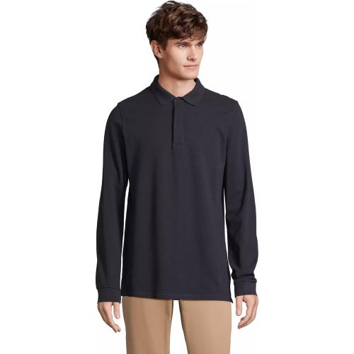 Maniche lungheCollo e fondo manica a costinePatta di chiusura nascosta3 bottoni tono su tonoFondo con spacco laterale100% cotone pettinato Ringspun - MAG10151187 - Modalova