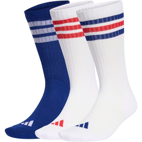 Kümmere dich um deine Füße, und der Rest wird folgen. Diese gepolsterten Sportswear-Mittelschaftssocken adidas 3-Streifen im 3er-Pack sorgen für e - MAG11777307 - Modalova
