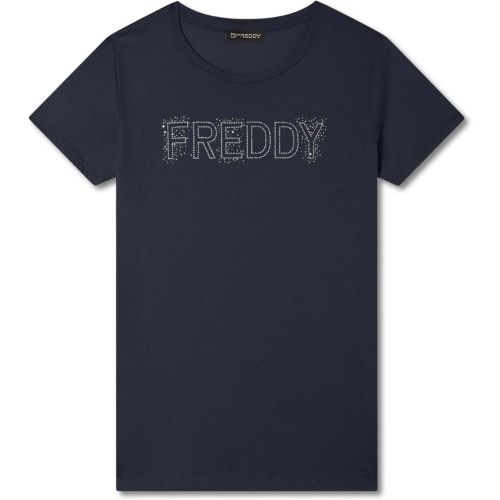 Questa t-shirt casual unisce comfort e stile in un design versatile. Realizzata in tessuto jersey modal, è traspirante e piacevole al tatto. L'orlo d - MAG10602023 - Modalova