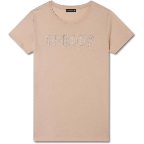 Questa t-shirt casual unisce comfort e stile in un design versatile. Realizzata in tessuto jersey modal, è traspirante e piacevole al tatto. L'orlo d - MAG10602019 - Modalova