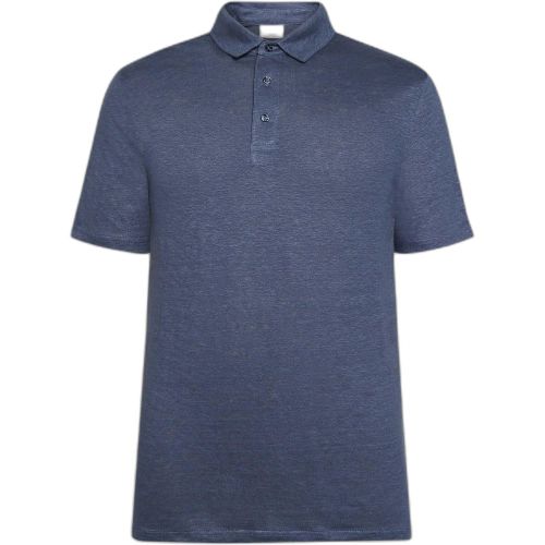 Scegli un polo morbido, realizzato in modo responsabile per l'uso quotidiano. Il polo in lino è progettato con una vestibilità regolare, un colletto - MAG12048917 - Modalova