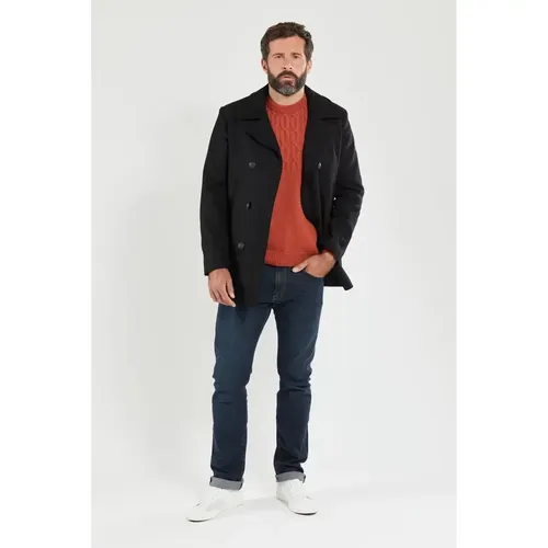 Lo stile autentico e inconfondibile del cappotto di pisello "Cap Sizun" è sopravvissuto alle epoche con semplicità ed eleganza.Pea coat da uomoAuten - MAG3213185 - Modalova
