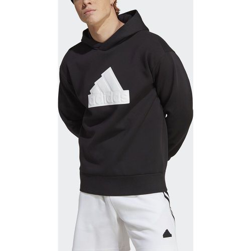 Textured Logo Hoodie in Cotton Mix - ADIDAS SPORTSWEAR - Modalova