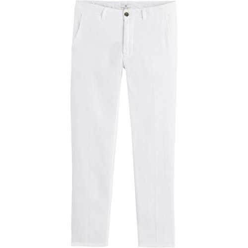 Linen Straight Trousers - LA REDOUTE COLLECTIONS - Modalova