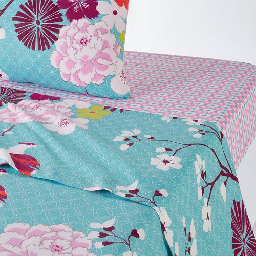 Floral 100% Cotton Flat Sheet - LA REDOUTE INTERIEURS - Modalova