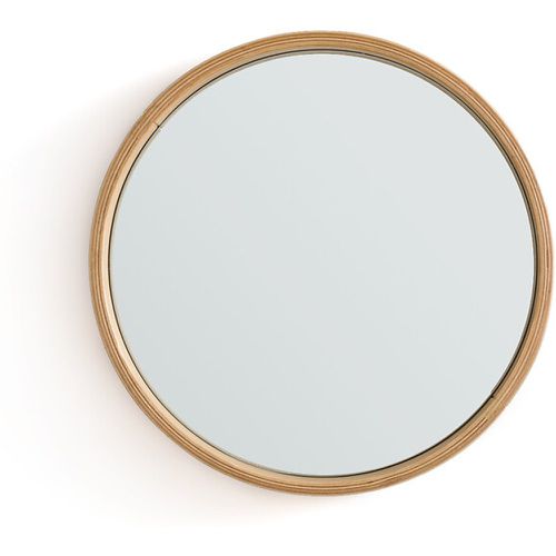 Alaria 35cm Diameter Oak Veneer Round Mirror - LA REDOUTE INTERIEURS - Modalova