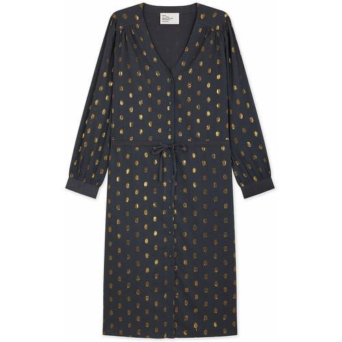 Remedy Cotton Midi Dress in Polka Dot Print - LEON & HARPER - Modalova