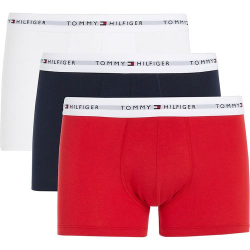 Pack of 3 Hipsters in Plain Cotton - Tommy Hilfiger - Modalova