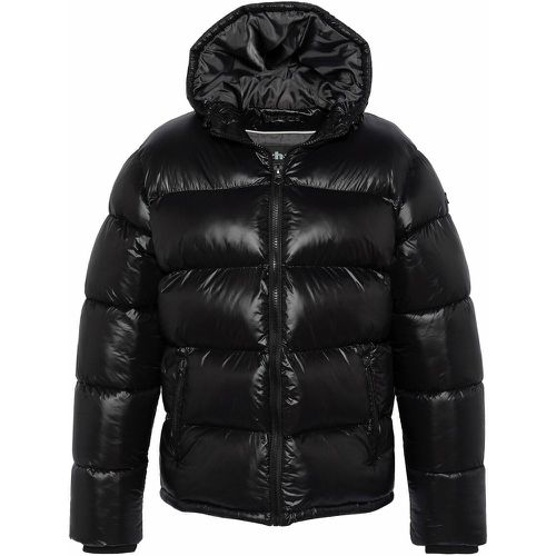 Columbus High Shine Padded Puffer Jacket with Hood - Schott - Modalova