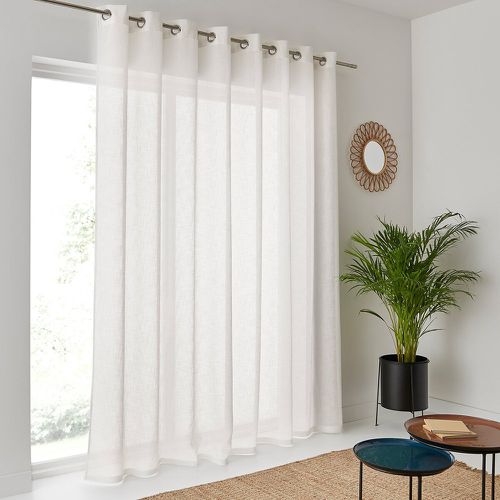 Nyong Wide Width Eyelet Curtains - LA REDOUTE INTERIEURS - Modalova