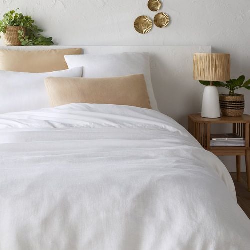 Annaba Two-Sided Washed Linen & Cotton Duvet Dover - LA REDOUTE INTERIEURS - Modalova