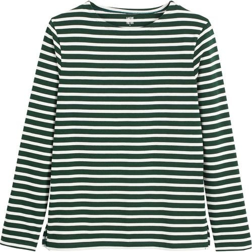 Breton Striped T-Shirt with Crew Neck and Long Sleeves - LA REDOUTE COLLECTIONS - Modalova