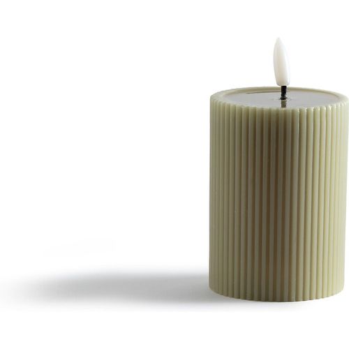 Casper 13cm High Ribbed Wax LED Candle - LA REDOUTE INTERIEURS - Modalova