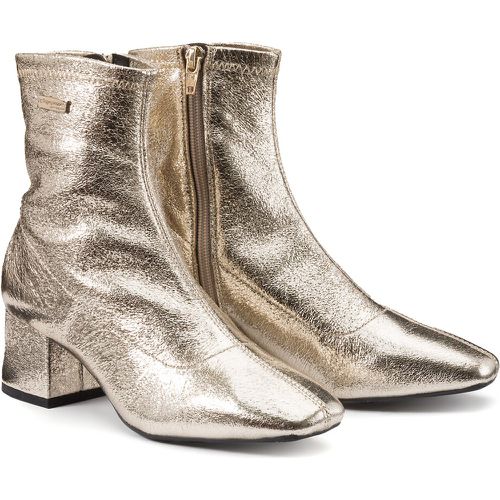 Daniela Metallic Ankle Boots with Block Heel - LES TROPEZIENNES PAR M BELARBI - Modalova