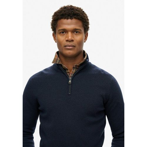 Half Zip Jumper in Merino Wool Mix - Superdry - Modalova