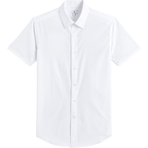 Cotton Poplin Shirt in Regular Fit with Short Sleeves - LA REDOUTE COLLECTIONS - Modalova