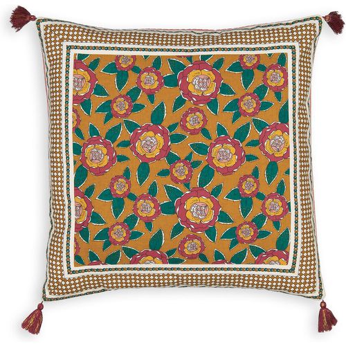 Chandi 100% Cotton Flannel & Velvet Cushion Cover - JAMINI x LA REDOUTE INTERIEURS - Modalova