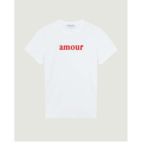 Montherlant Organic Cotton T-Shirt with Crew Neck and Short Sleeves - MAISON LABICHE - Modalova