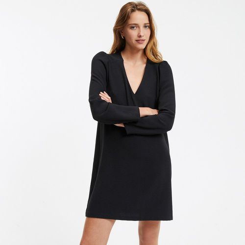 Full V-Neck Dress with Long Sleeves - LA REDOUTE COLLECTIONS - Modalova