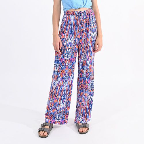 Printed Wide Leg Trousers - LILI SIDONIO - Modalova