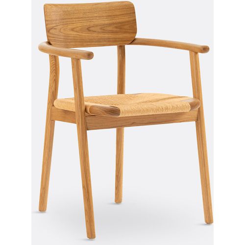 Pipo Solid Oak and Weaving Table Armchair - LA REDOUTE INTERIEURS - Modalova