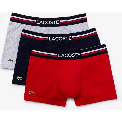 Pack of 3 Cotton Hipsters - Lacoste - Modalova