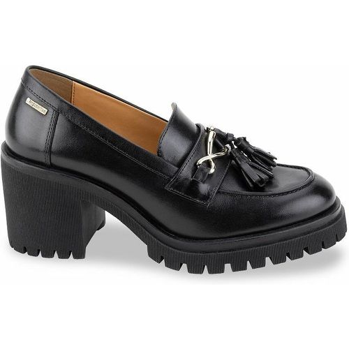 Victory Block Heel Loafers in Leather - LES TROPEZIENNES PAR M BELARBI - Modalova