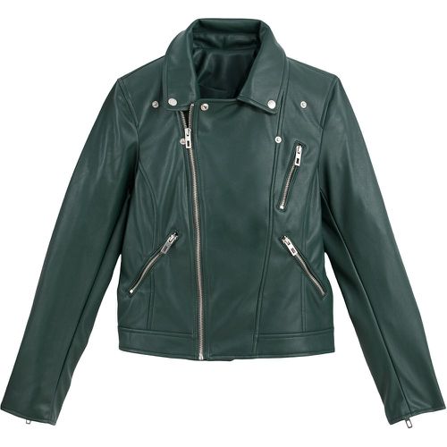 Cropped Biker Jacket in Faux Leather - LA REDOUTE COLLECTIONS - Modalova