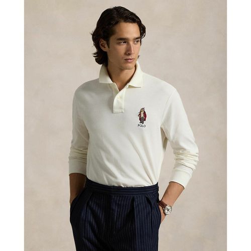 Cotton Pique Polo Shirt with Polo Bear - Polo Ralph Lauren - Modalova