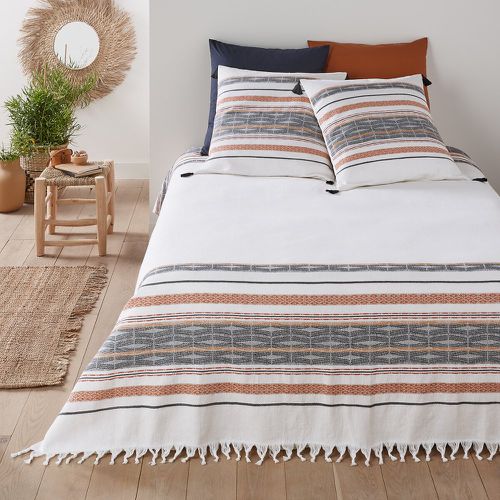 Izama Graphic 100% Cotton Jacquard Bedspread - LA REDOUTE INTERIEURS - Modalova