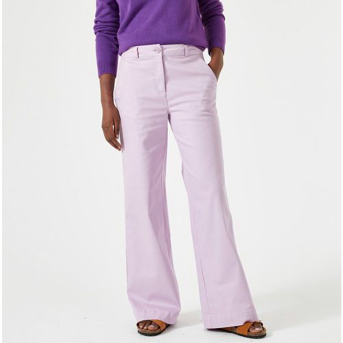 Cotton Wide Leg Chinos, Length 30.5" - Anne weyburn - Modalova