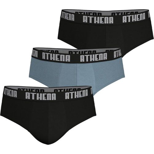 Pack of 3 Basic Color Briefs - Athena - Modalova