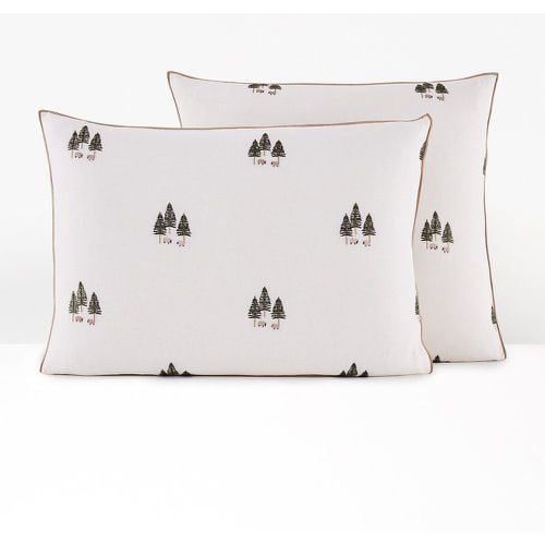 Anton Washed Cotton Pillowcase - LA REDOUTE INTERIEURS - Modalova