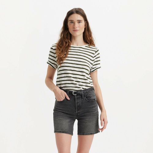 Striped Cotton T-Shirt with Crew Neck - Levi's - Modalova