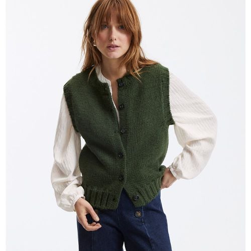 Sleeveless Buttoned Cardigan - LA REDOUTE COLLECTIONS - Modalova