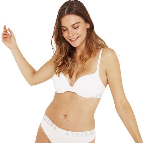 Easy Color Padded Demi-Cup Bra - Athena - Modalova