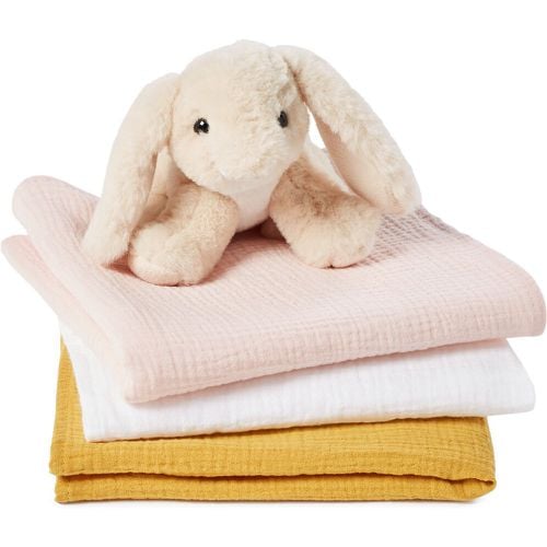 Pack of 3 Kumla Cotton Muslin Squares - LA REDOUTE INTERIEURS - Modalova