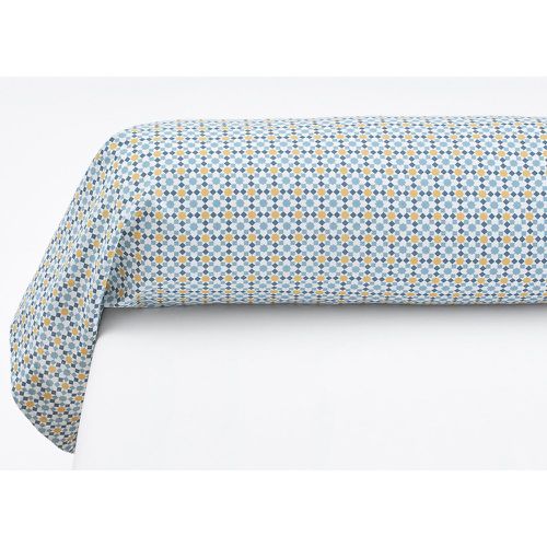 Teyben Tile Print 100% Cotton Bolster Case - LA REDOUTE INTERIEURS - Modalova