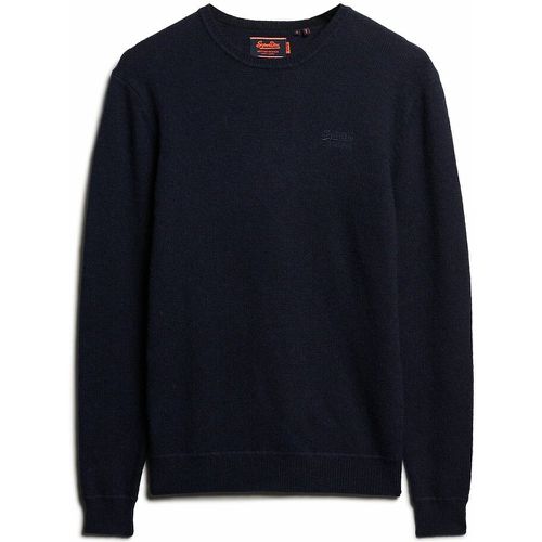 Essential Slim Fit Jumper with Crew Neck - Superdry - Modalova