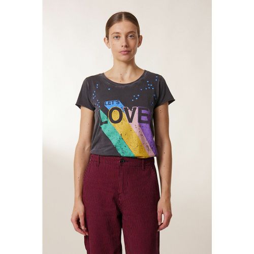 Toro Cotton T-Shirt with Crew Neck and Short Sleeves - LEON & HARPER - Modalova