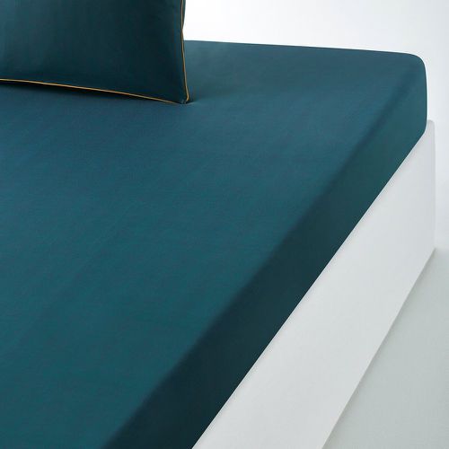 Izumi 100% Cotton Percale 200 Thread Count Fitted Sheet - LA REDOUTE INTERIEURS - Modalova