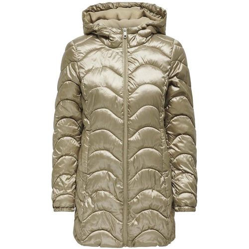 Iridescent Hooded Padded Jacket - Only - Modalova