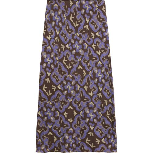 Printed Straight Midi Skirt in Cotton Mix - SEE U SOON - Modalova