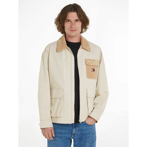 Dual Fabric Jacket with Corduroy Pocket - Tommy Jeans - Modalova