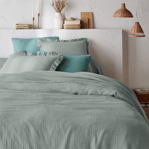 Kumla Plain 100% Cotton Muslin Duvet Cover - LA REDOUTE INTERIEURS - Modalova