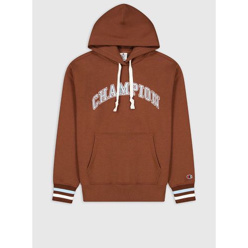 Bookstore Cotton Mix Hoodie with Large Embroidered Logo - Champion - Modalova